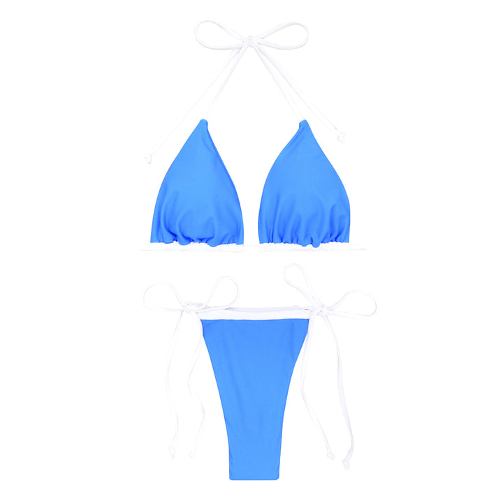 Women's triangle bikini with adjustable ties StylebySassy