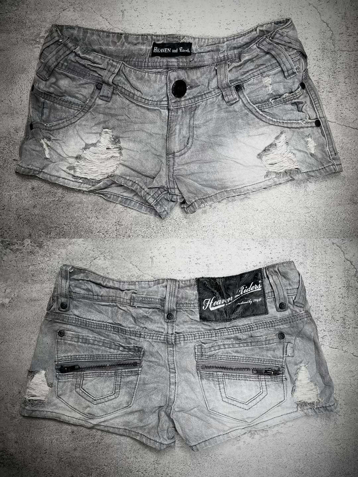 Ladies trendy Jeans Shorts with distressed details StylebySassy
