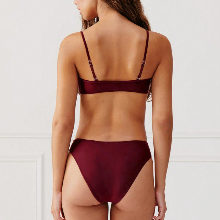 Women's Cut-Out Swimsuit with Fashionable Keyhole Neckline StylebySassy