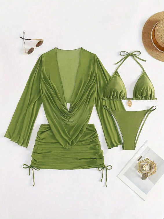 Ladies Bikini Set with elegant wrap top StylebySassy