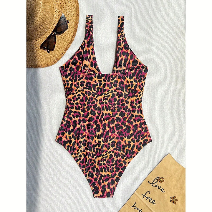 Women's one-piece swimsuit with modern animal design StylebySassy