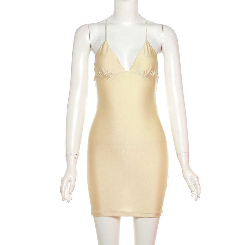 Women's Bodycon Dress with Sexy Back Lacing StylebySassy