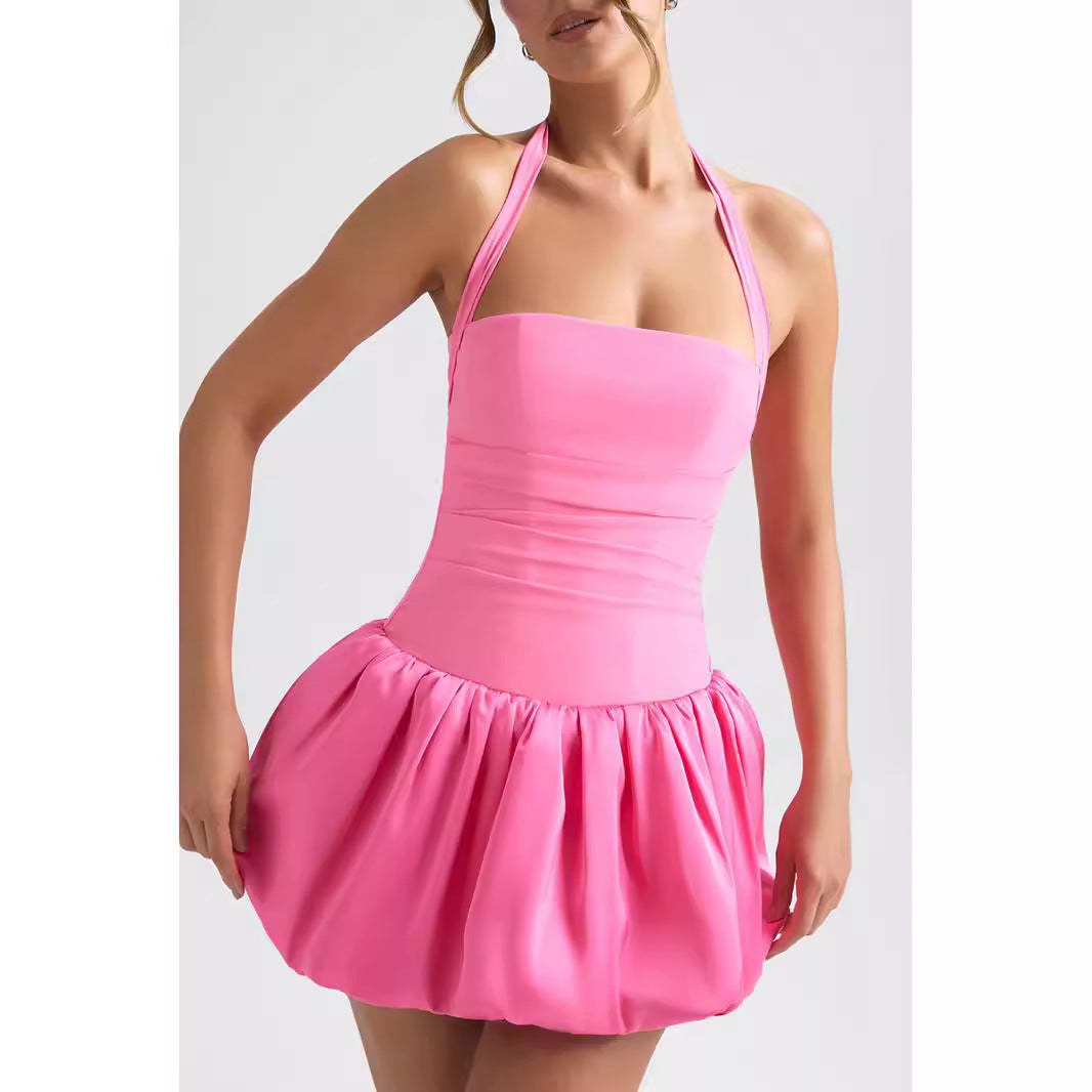 Women's Playful Mini Dress with Flowy Skirt StylebySassy