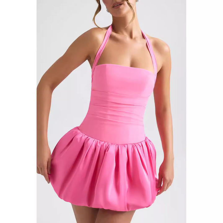 Women's Playful Mini Dress with Flowy Skirt StylebySassy