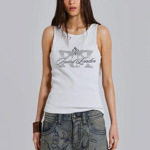 Women’s Casual Tank Top with Stylish Graphic Print StylebySassy