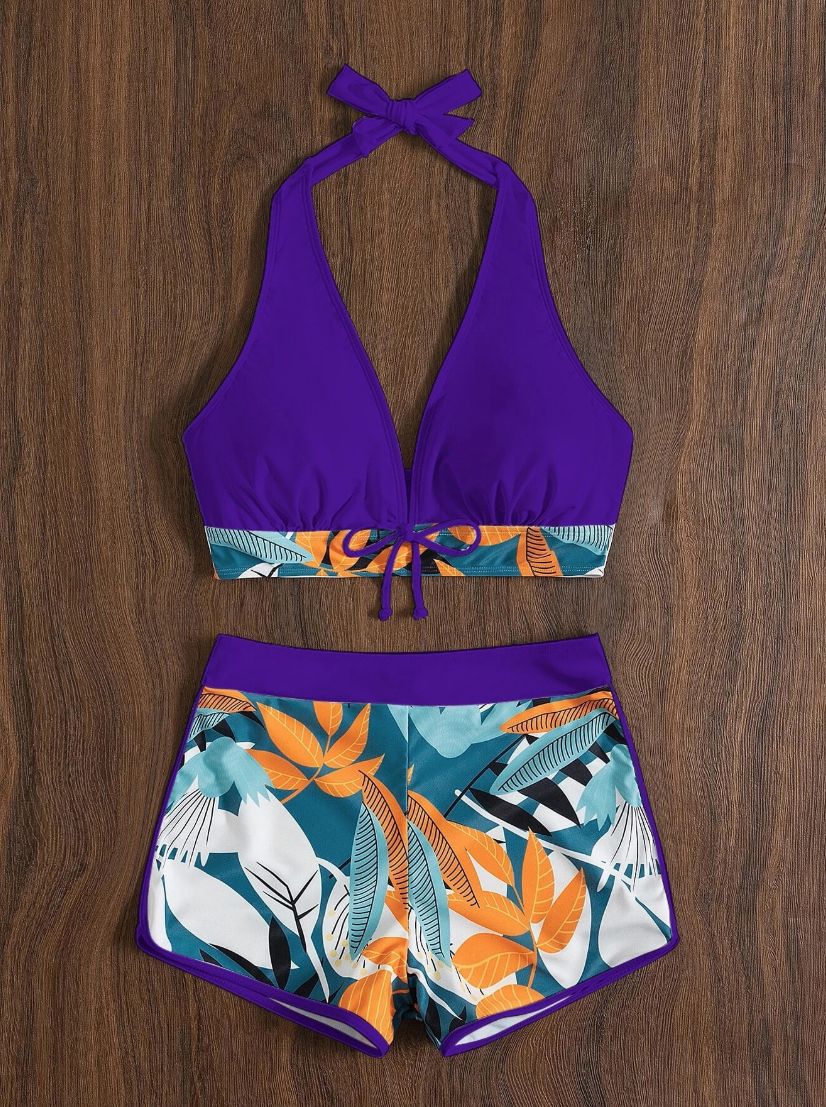 Women's Sporty Bikini Set with Concealed Belly StylebySassy