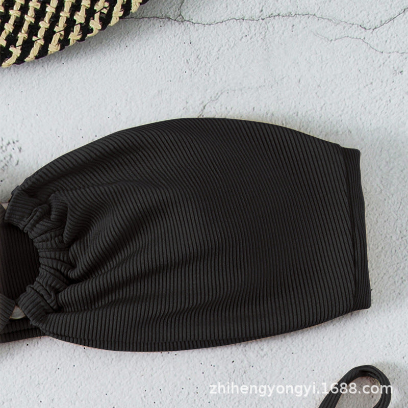 Women's bandeau bikini with ring details StylebySassy
