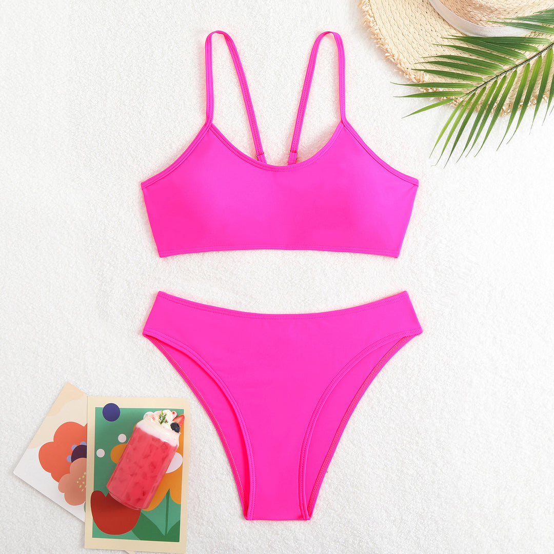 Ladies sporty bikini set with adjustable straps StylebySassy