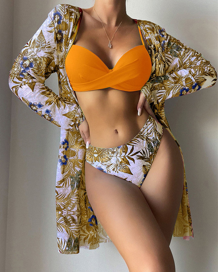 Women's Beach Cover-Up with Floral Pattern StylebySassy