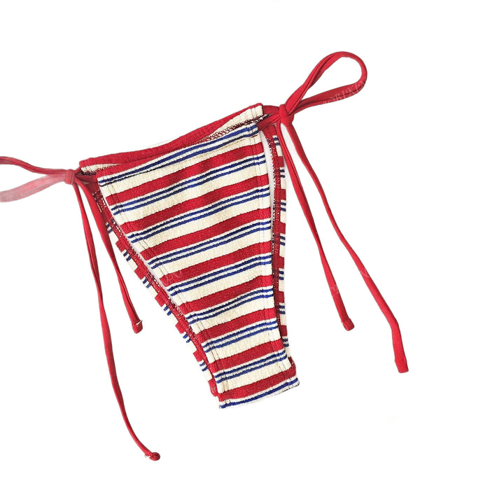 Women's Triangle Bikini Set with Playful Design and Adjustable Straps StylebySassy
