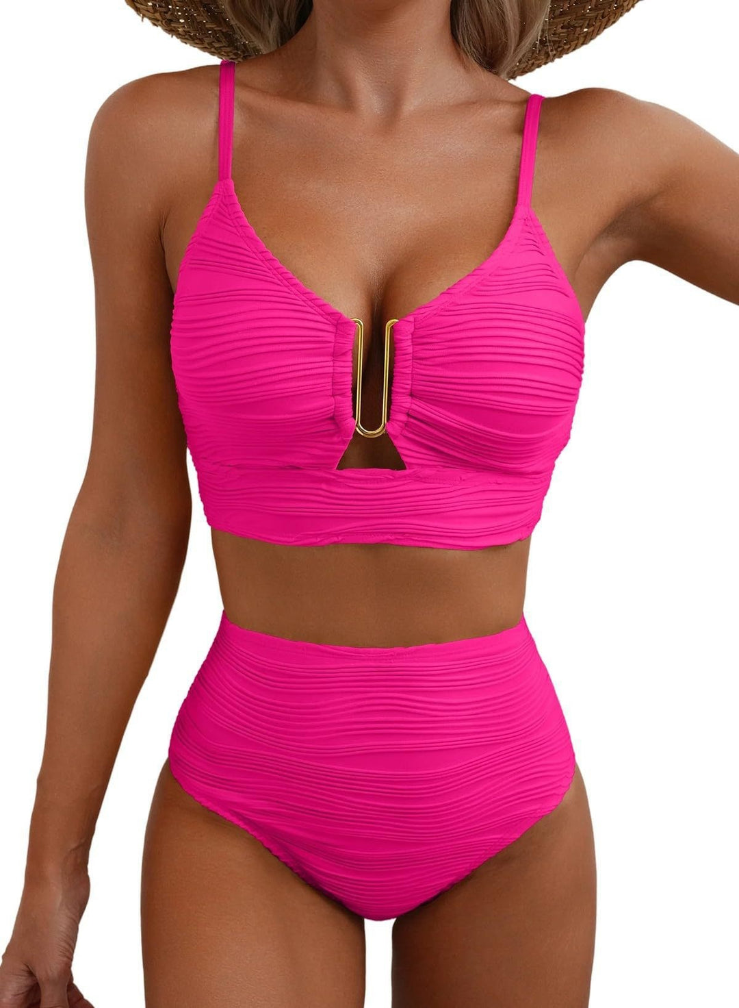 Ladies High-Cut Bikini with Ruffles StylebySassy