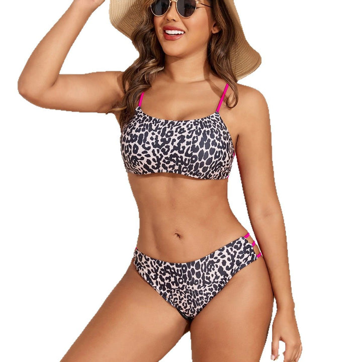 Women's Triangle Bikini Set with Fashionable Accents StylebySassy
