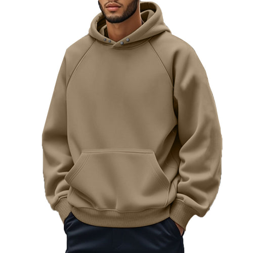 Unisex nan softer cotton fleece hoodie with kangaroo pocket and raglan sleeves StylebySassy