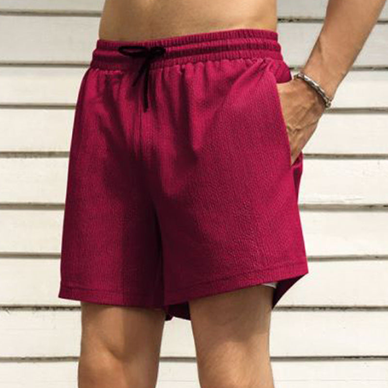 Men's nano two-layer swim shorts with inner compression shorts and side smartphone pocket StylebySassy