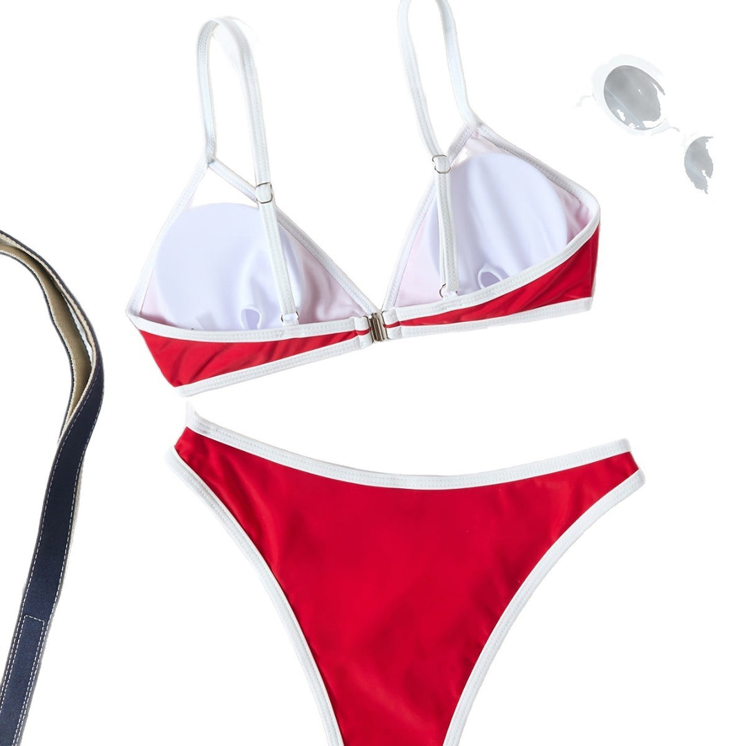Women Triangle Bikini with Adjustable Straps StylebySassy