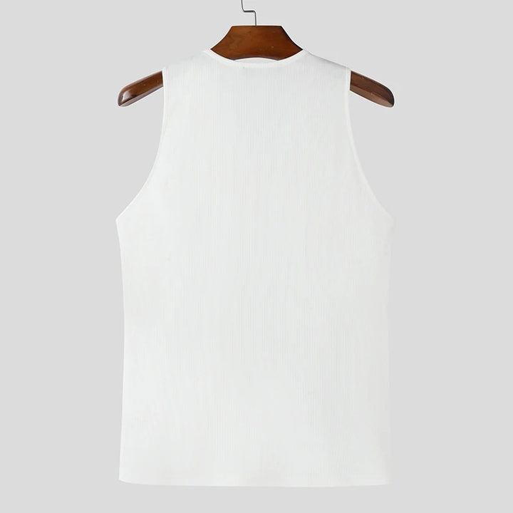Women nan finely structured sleeveless top with asymmetrical diagonal zipper StylebySassy