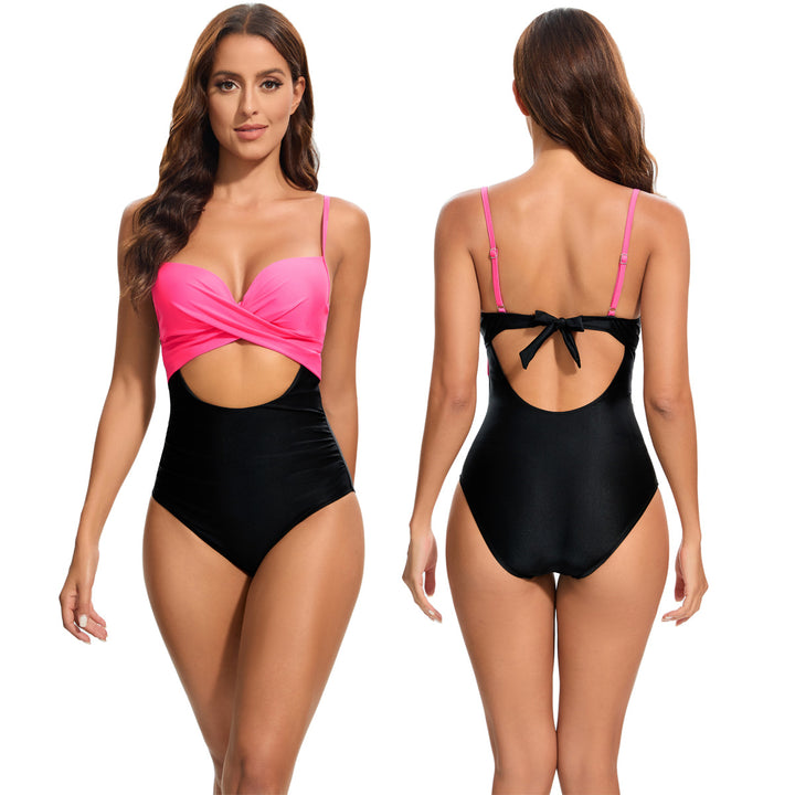 Women’s Fashionable One-Piece Swimsuit with Cut-Out Details StylebySassy