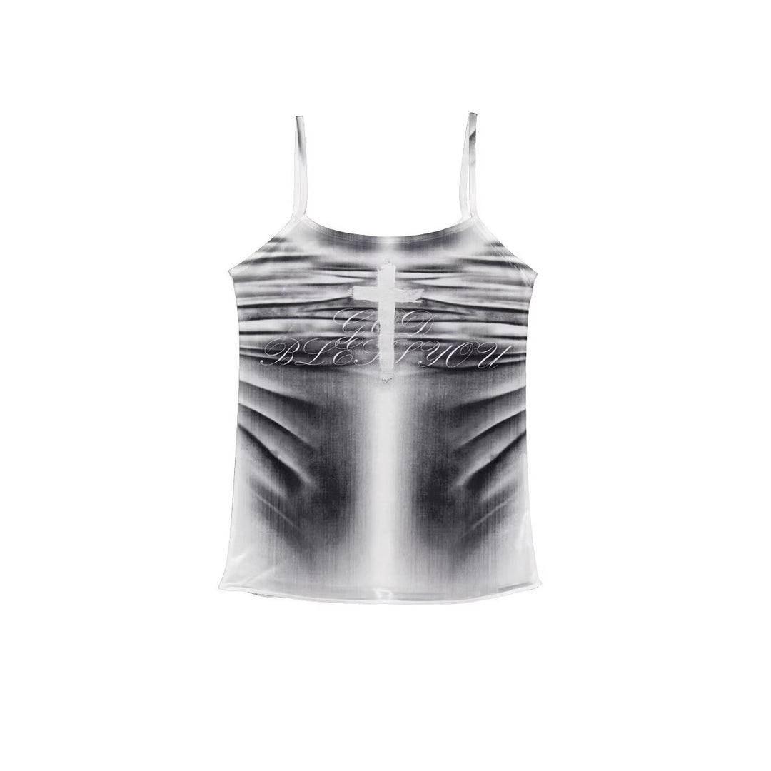 Women's Casual Tank Top with Creative Graphic Design StylebySassy