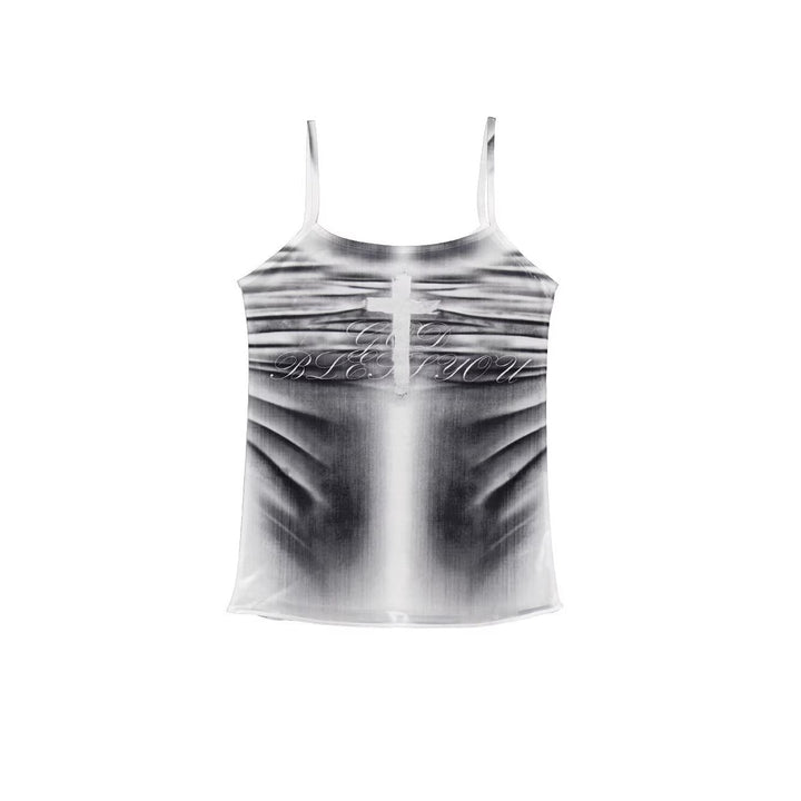 Women's Casual Tank Top with Creative Graphic Design StylebySassy