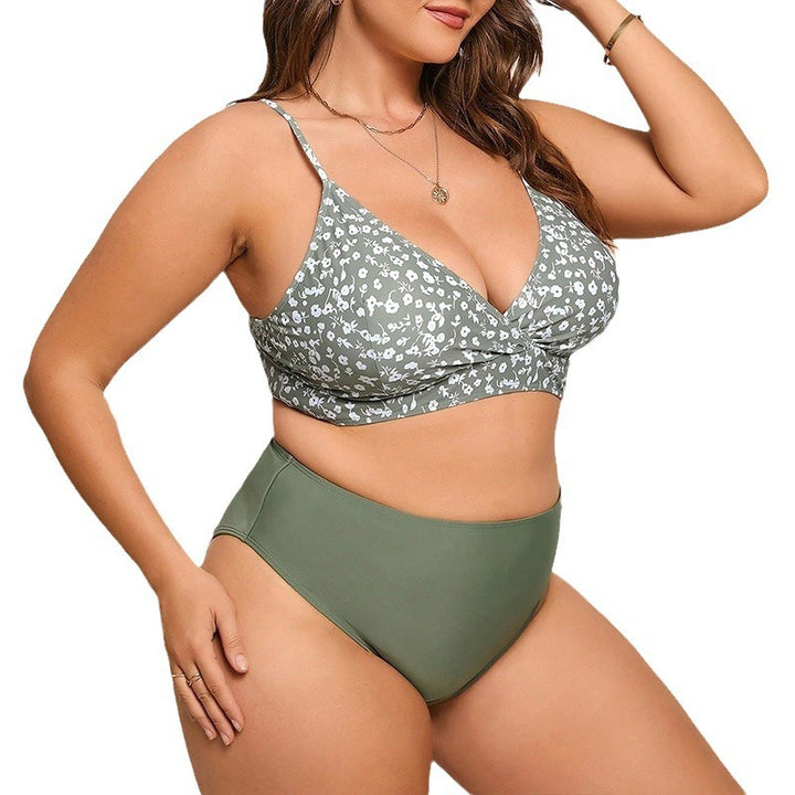 Women's bikini set with modern wrap design and high waist cut StylebySassy