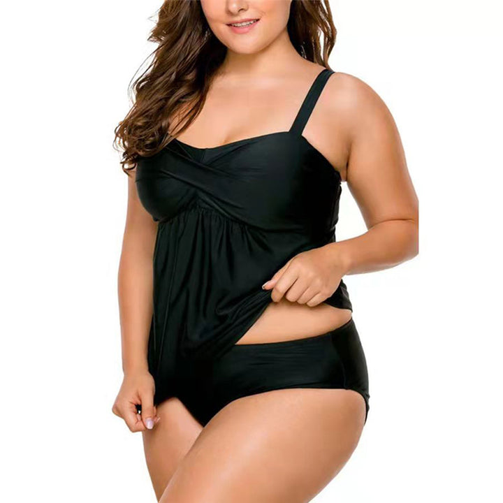 Women's tankini swimsuit with flattering cut and adjustable straps StylebySassy
