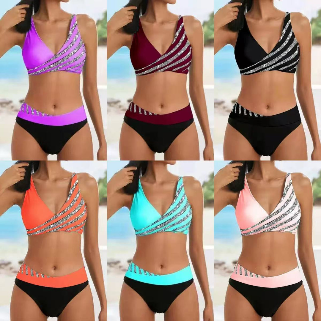 Women Sporty Bikini with fashionable wrap top StylebySassy