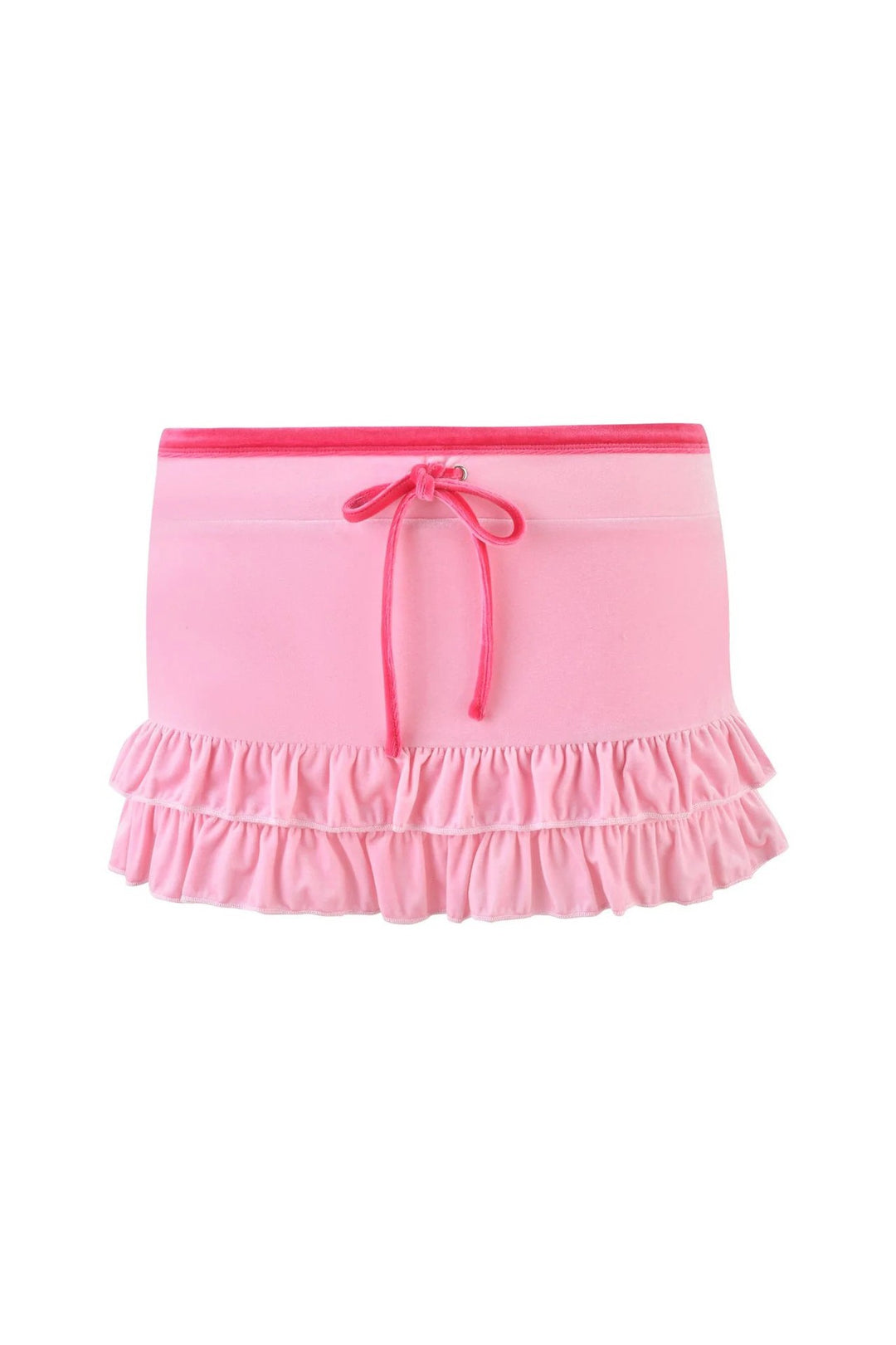 Ladies ruffle shorts with adjustable binding strap StylebySassy