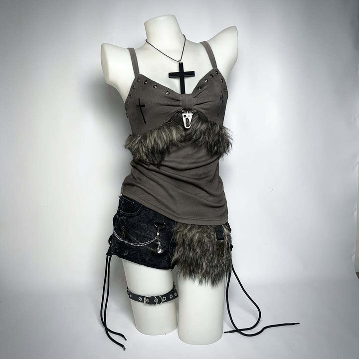 Women's Creative Top with Decorative Ruffles and Off-Shoulder Design StylebySassy