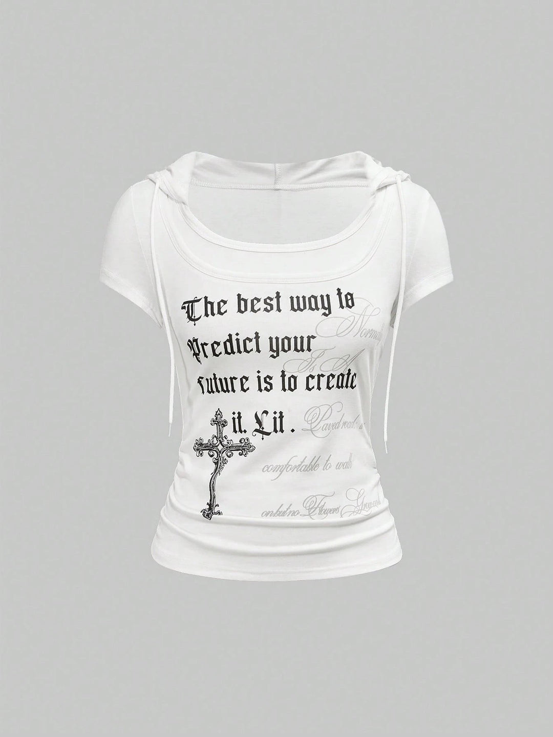Women's Hoodie T-Shirt with Unique Print StylebySassy