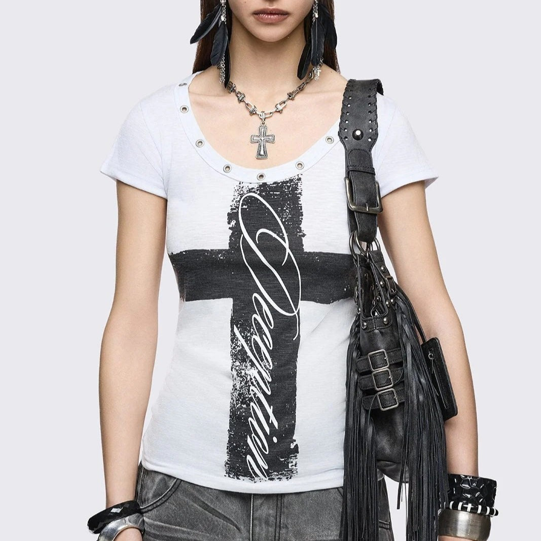 Ladies Stylish Shirt with Creative Graphic Design StylebySassy