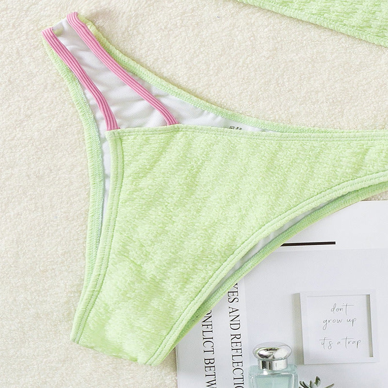 Women's bandeau bikini with innovative cut StylebySassy