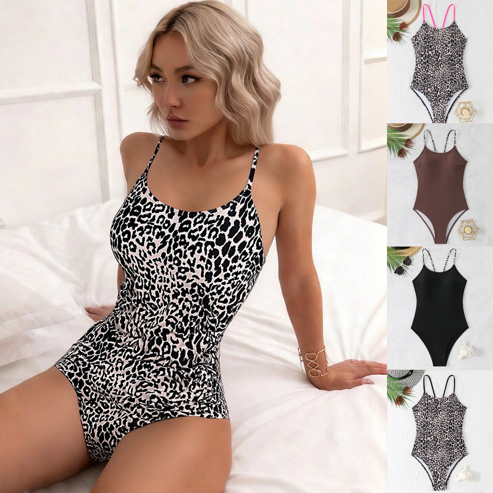 Ladies Sporty Swimsuit with Trendy Strap Details StylebySassy