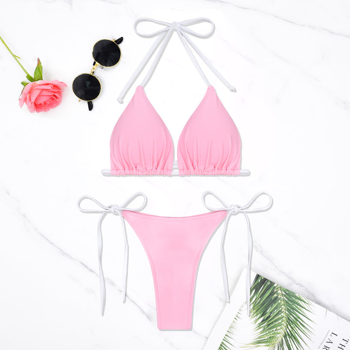 Women Triangle Bikini with adjustable ties StylebySassy