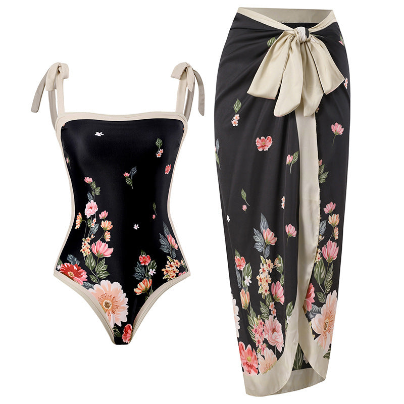 Women Elegant Swimsuit with Floral Design StylebySassy