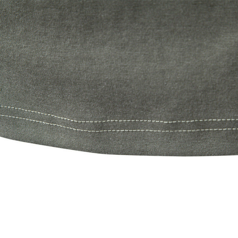 Men's nano classic cotton jersey round neck shirt with reinforced collar StylebySassy