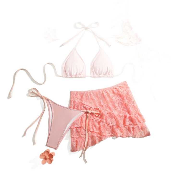 Women's bikini with seductive lace overlay StylebySassy