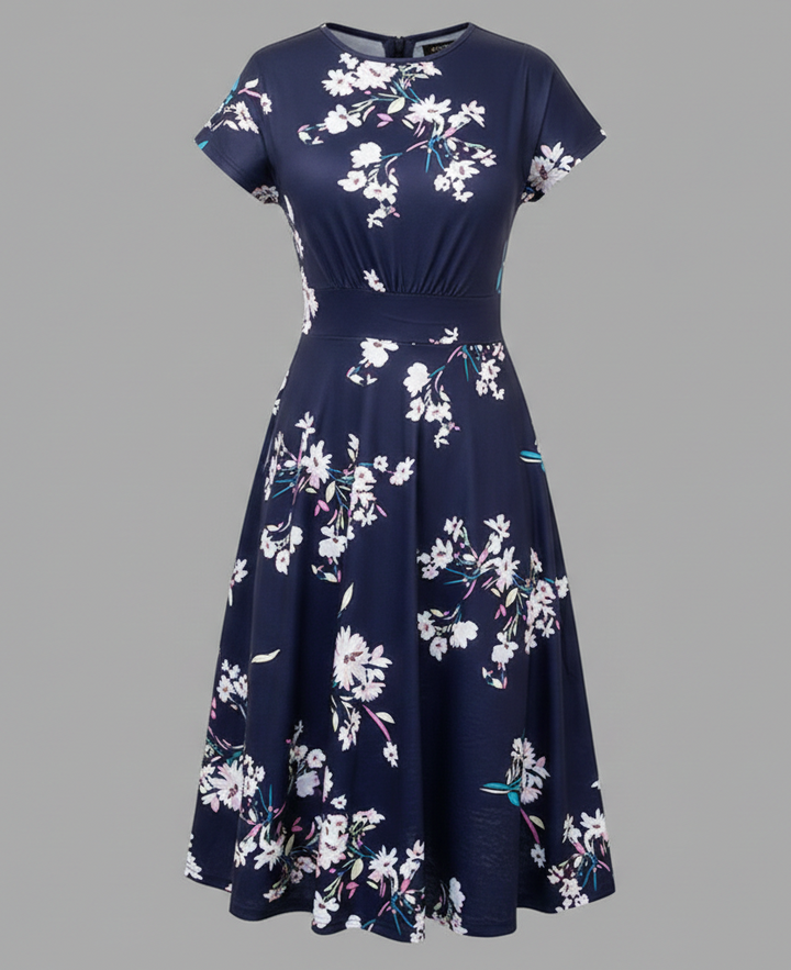 Women Flower Dress Midi Dress Floral
