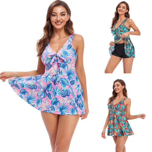 Women's Bathing Dress in Floral Design StylebySassy