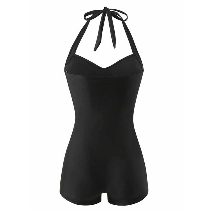 Women One-Piece Swimsuit with Trendy Wrap Design StylebySassy