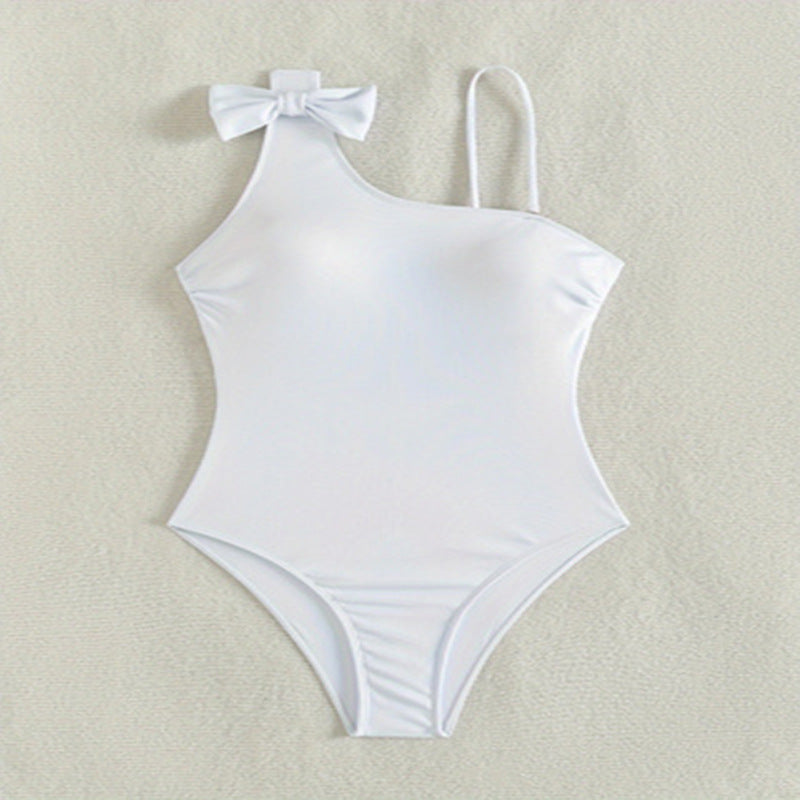 Women's one-sided swimsuit with playful bow detail StylebySassy