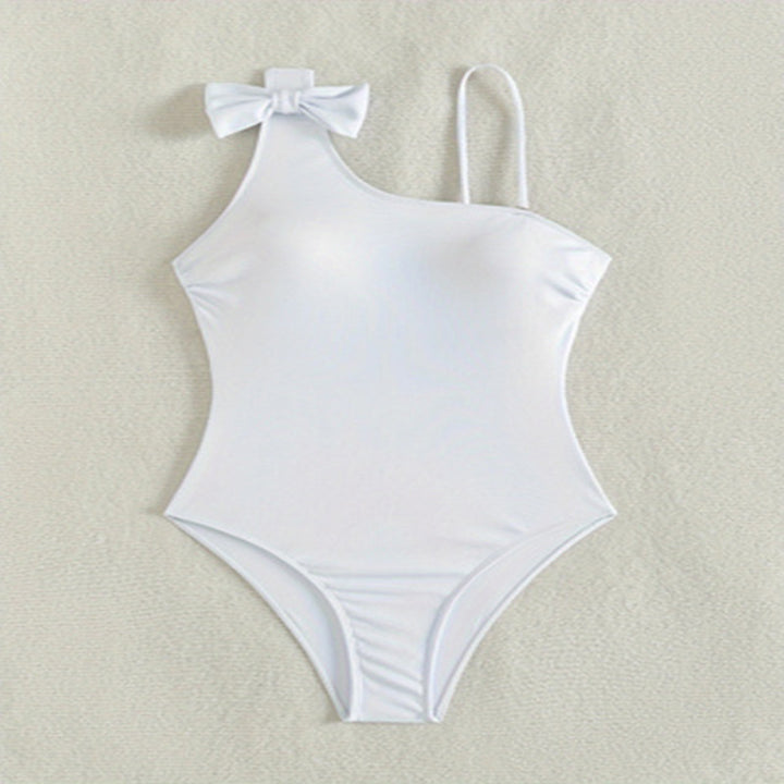 Women's one-sided swimsuit with playful bow detail StylebySassy