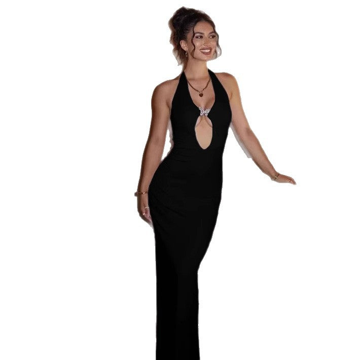 Ladies Glamorous Maxi Dress with Extravagant Cut-Out Details StylebySassy