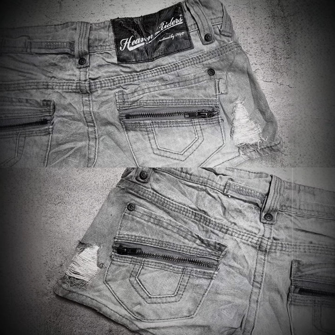 Ladies trendy Jeans Shorts with distressed details StylebySassy