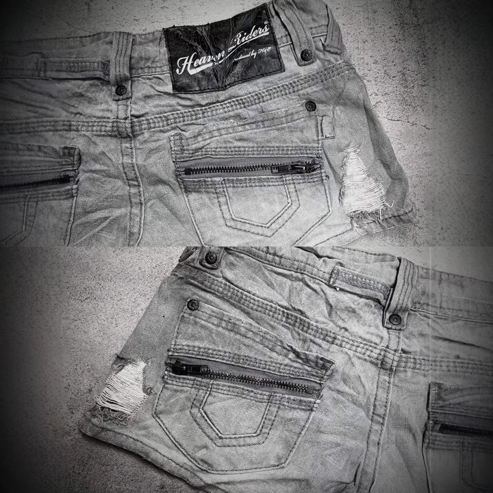 Ladies trendy Jeans Shorts with distressed details StylebySassy