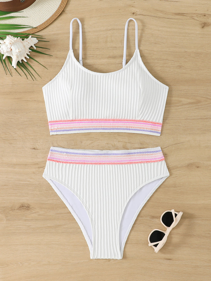 Ladies' sporty ribbed bikini set StylebySassy