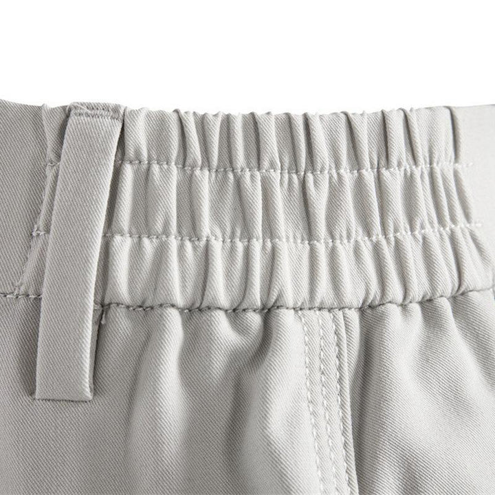 Men's straight-cut comfort chino pants with elastic waistband StylebySassy