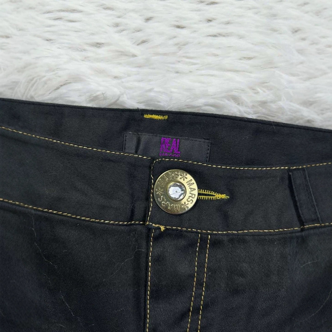 Ladies Trendy Denim Shorts with Glittering Appliqués StylebySassy