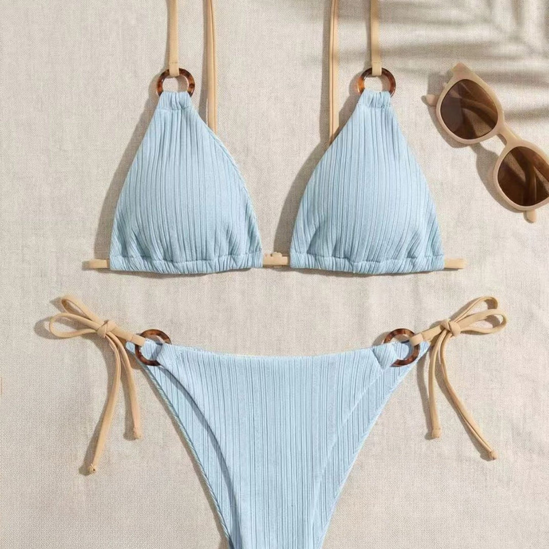 Ladies triangle bikini with adjustable strap StylebySassy