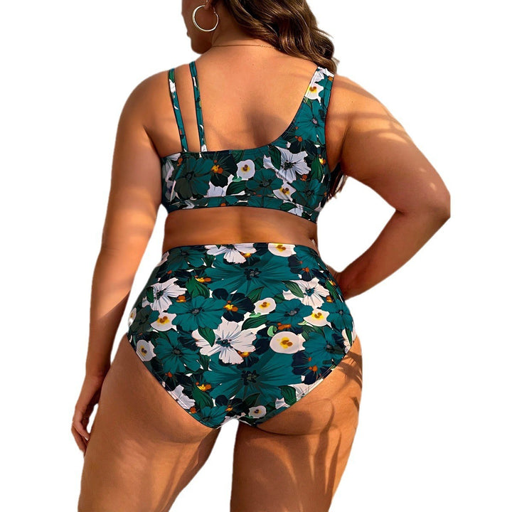 Women High-Cut Floral Bikini Set with Wrap Top StylebySassy