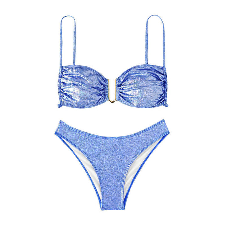 Women's sparkling bikini with adjustable straps and elegant detail StylebySassy